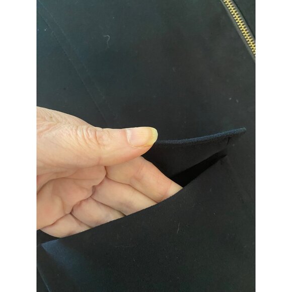 Liz Claiborne Black Zip-Up Jacket Pockets Active Outerwear Redefined Small - Picture 7 of 12